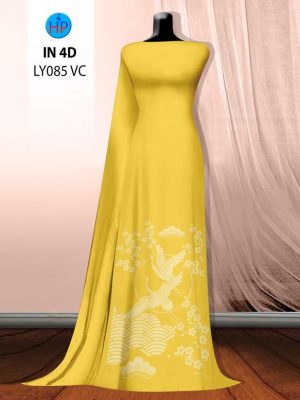 Vải Áo Dài In 4D Chim Phượng Kiểu Mới AD LY085 22 Vai Ao Dai In 4D Chim Phuong Kieu Moi AD