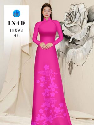 Vải Áo Dài In 4D Hoa In Chìm Thu Hút AD TH093 21 Vai Ao Dai In 4D Hoa In Chim Thu Hut