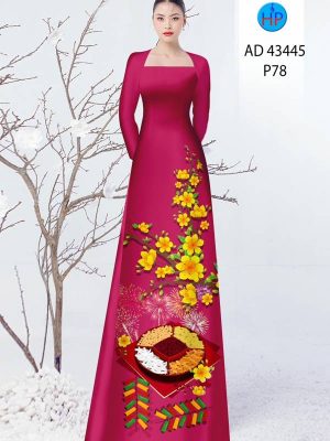 1704354057 257 Vai Ao Dai Hoa Mai Sang Trong AD 43445