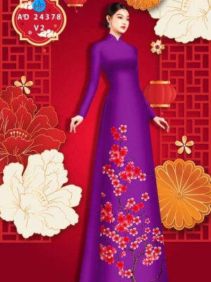 1704354476 46 Vai Ao Dai Hoa Dao Moi Ra AD 24378