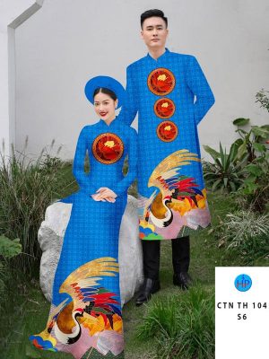 Vải Áo Dài Cặp Đôi Chim Công Kiểu Mới AD CTNTH 104 12 1705459825 323 Vai Ao Dai Cap Doi Chim Cong Kieu Moi AD