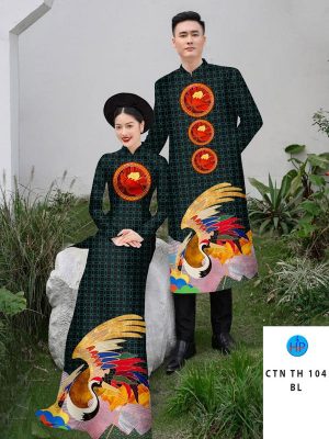Vải Áo Dài Cặp Đôi Chim Công Kiểu Mới AD CTNTH 104 17 1705459826 277 Vai Ao Dai Cap Doi Chim Cong Kieu Moi AD