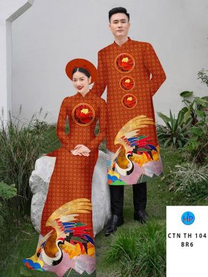 Vải Áo Dài Cặp Đôi Chim Công Kiểu Mới AD CTNTH 104 14 1705459826 35 Vai Ao Dai Cap Doi Chim Cong Kieu Moi AD