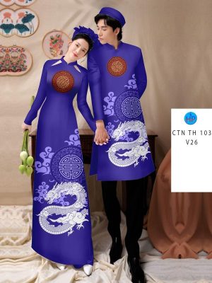Vải Áo Dài Cặp Đôi Hình Rồng Thu Hút AD CTNTH 103 13 1705460293 361 Vai Ao Dai Cap Doi Hinh Rong Thu Hut AD