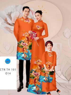 Vải Áo Dài Gia Đình Hoa Sen Thiết Kế 2024 AD CTNTH 101 14 1705460731 821 Vai Ao Dai Gia Dinh Hoa Sen Thiet Ke 2024