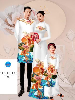 Vải Áo Dài Gia Đình Hoa Sen Thiết Kế 2024 AD CTNTH 101 17 1705460732 146 Vai Ao Dai Gia Dinh Hoa Sen Thiet Ke 2024