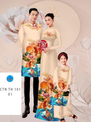 Vải Áo Dài Gia Đình Hoa Sen Thiết Kế 2024 AD CTNTH 101 18 1705460732 683 Vai Ao Dai Gia Dinh Hoa Sen Thiet Ke 2024