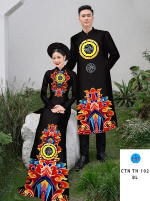 1705461200 984 Vai Ao Dai Cap Doi Hoa Van Sang Trong AD