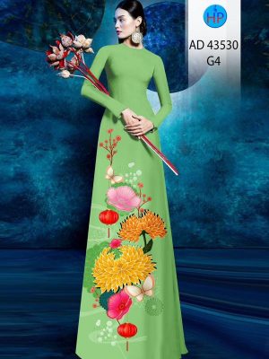 Vải Áo Dài Hoa Cúc Sang Trọng AD 43530 24 1708069061 358 Vai Ao Dai Hoa Cuc Sang Trong AD 43530