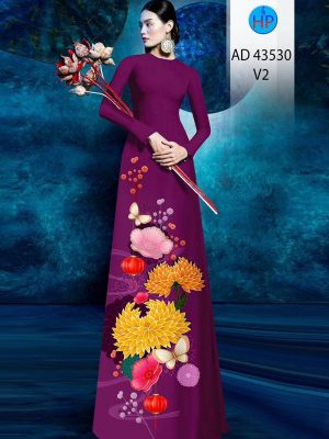 Vải Áo Dài Hoa Cúc Sang Trọng AD 43530 31 1708069063 886 Vai Ao Dai Hoa Cuc Sang Trong AD 43530