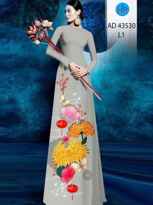 Vải Áo Dài Hoa Cúc Sang Trọng AD 43530 32 1708069064 216 Vai Ao Dai Hoa Cuc Sang Trong AD 43530