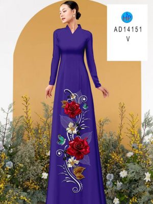 Vải Áo Dài Hoa Hồng Thu Hút AD 14151 23 1708069999 166 Vai Ao Dai Hoa Hong Thu Hut AD 14151