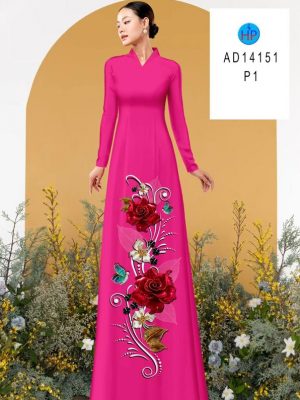 Vải Áo Dài Hoa Hồng Thu Hút AD 14151 22 1708069999 796 Vai Ao Dai Hoa Hong Thu Hut AD 14151