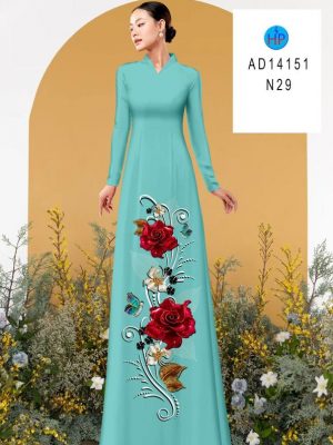 Vải Áo Dài Hoa Hồng Thu Hút AD 14151 21 1708069999 797 Vai Ao Dai Hoa Hong Thu Hut AD 14151