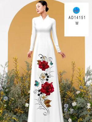 Vải Áo Dài Hoa Hồng Thu Hút AD 14151 27 1708070000 756 Vai Ao Dai Hoa Hong Thu Hut AD 14151