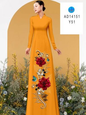 Vải Áo Dài Hoa Hồng Thu Hút AD 14151 29 1708070000 837 Vai Ao Dai Hoa Hong Thu Hut AD 14151