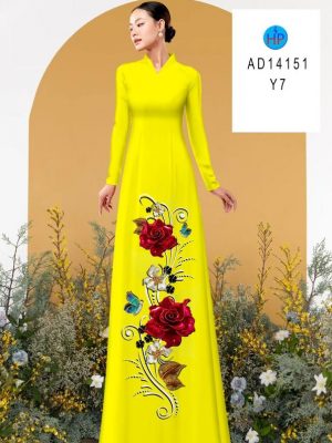 Vải Áo Dài Hoa Hồng Thu Hút AD 14151 28 1708070000 846 Vai Ao Dai Hoa Hong Thu Hut AD 14151