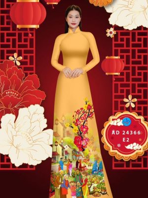 Vải Áo Dài Chúc Tết Độc Đáo AD 24366 28 1708071087 693 Vai Ao Dai Chuc Tet Doc Dao AD 24366