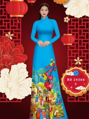 Vải Áo Dài Chúc Tết Độc Đáo AD 24366 34 1708071088 735 Vai Ao Dai Chuc Tet Doc Dao AD 24366