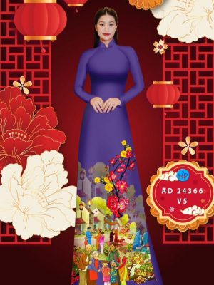 Vải Áo Dài Chúc Tết Độc Đáo AD 24366 35 1708071089 484 Vai Ao Dai Chuc Tet Doc Dao AD 24366