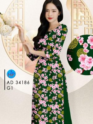 1708308152 458 Vai Ao Dai Hoa Dao Deu Thiet Ke 2024 AD