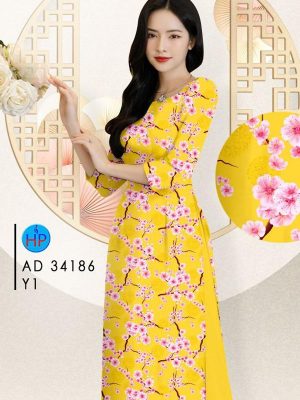 1708308152 705 Vai Ao Dai Hoa Dao Deu Thiet Ke 2024 AD