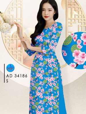 1708308153 853 Vai Ao Dai Hoa Dao Deu Thiet Ke 2024 AD
