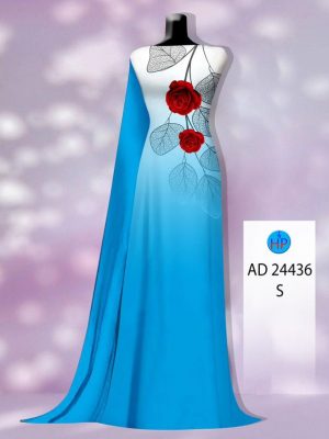 Vải Áo Dài Hoa Hồng Độc Đáo AD 24436 20 1708309770 486 Vai Ao Dai Hoa Hong Doc Dao AD 24436