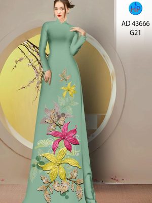 Vải Áo Dài Hoa Ly Sang Trọng AD 43666 20 1708409506 687 Vai Ao Dai Hoa Ly Sang Trong AD 43666