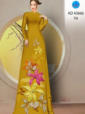 Vải Áo Dài Hoa Ly Sang Trọng AD 43666 29 1708409509 490 Vai Ao Dai Hoa Ly Sang Trong AD 43666