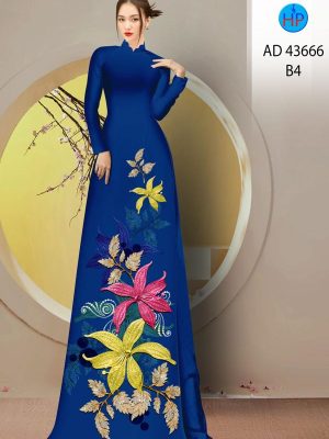 Vải Áo Dài Hoa Ly Sang Trọng AD 43666 34 1708409510 150 Vai Ao Dai Hoa Ly Sang Trong AD 43666