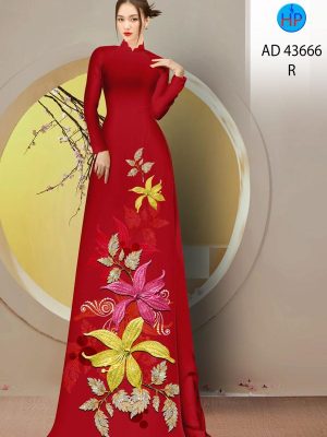 Vải Áo Dài Hoa Ly Sang Trọng AD 43666 35 1708409510 545 Vai Ao Dai Hoa Ly Sang Trong AD 43666