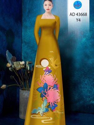 Vải Áo Dài Cúc Đại Đóa Thu Hút AD 43668 23 1708410484 551 Vai Ao Dai Cuc Dai Doa Thu Hut AD 43668
