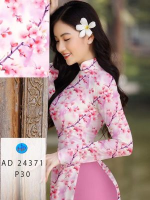 1708412942 58 Vai Ao Dai Hoa Dao Moi Ra AD 24371
