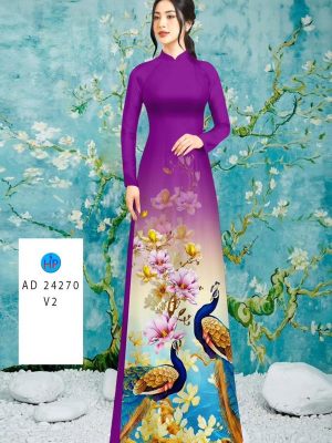 Vải Áo Dài Chim Công Thu Hút AD 24270 28 1708655097 155 Vai Ao Dai Chim Cong Thu Hut AD 24270