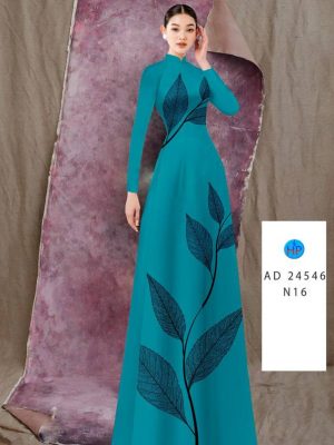 Vải Áo Dài In Hình Lá Mới Ra AD 24546 22 1709003258 458 Vai Ao Dai In Hinh La Moi Ra AD 24546