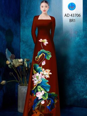 Vải Áo Dài Hoa Sen Độc Đáo AD 43706 20 1709004796 997 Vai Ao Dai Hoa Sen Doc Dao AD 43706