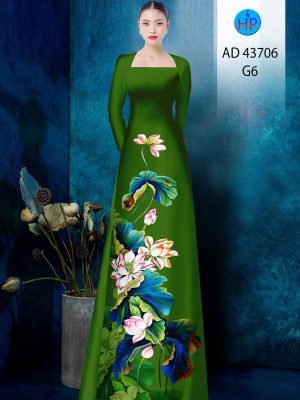 Vải Áo Dài Hoa Sen Độc Đáo AD 43706 22 1709004797 414 Vai Ao Dai Hoa Sen Doc Dao AD 43706