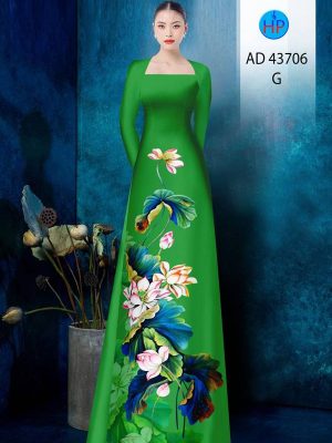 Vải Áo Dài Hoa Sen Độc Đáo AD 43706 21 1709004797 417 Vai Ao Dai Hoa Sen Doc Dao AD 43706