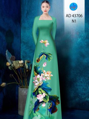 Vải Áo Dài Hoa Sen Độc Đáo AD 43706 24 1709004797 543 Vai Ao Dai Hoa Sen Doc Dao AD 43706