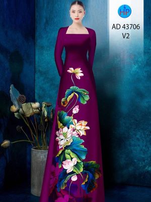 Vải Áo Dài Hoa Sen Độc Đáo AD 43706 30 1709004799 204 Vai Ao Dai Hoa Sen Doc Dao AD 43706
