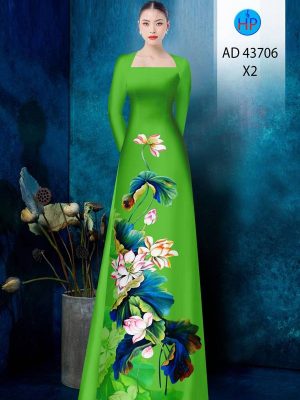 Vải Áo Dài Hoa Sen Độc Đáo AD 43706 31 1709004800 338 Vai Ao Dai Hoa Sen Doc Dao AD 43706