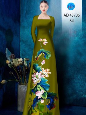 Vải Áo Dài Hoa Sen Độc Đáo AD 43706 32 1709004800 386 Vai Ao Dai Hoa Sen Doc Dao AD 43706