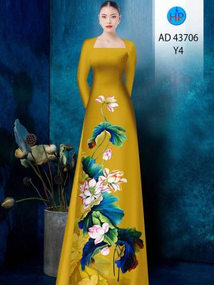 Vải Áo Dài Hoa Sen Độc Đáo AD 43706 35 1709004800 391 Vai Ao Dai Hoa Sen Doc Dao AD 43706