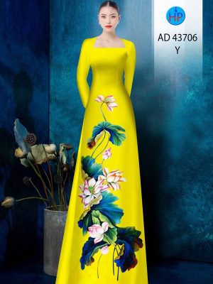 Vải Áo Dài Hoa Sen Độc Đáo AD 43706 33 1709004800 401 Vai Ao Dai Hoa Sen Doc Dao AD 43706