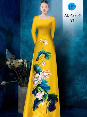 Vải Áo Dài Hoa Sen Độc Đáo AD 43706 34 1709004800 465 Vai Ao Dai Hoa Sen Doc Dao AD 43706