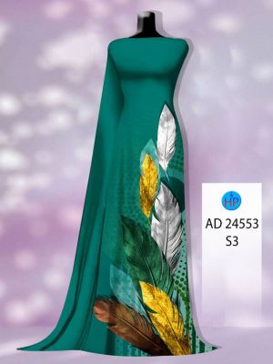 1709104633 21 Vai Ao Dai In Hinh La Thiet Ke 2024 AD