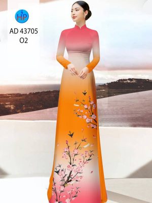 1709176000 4 Vai Ao Dai Hoa Dao Moi Ra AD 43705