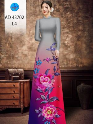 Vải Áo Dài Hoa Hồng Giả Thêu Thiết Kế 2024 AD 43702 19 Vai Ao Dai Hoa Hong Gia Theu Thiet Ke 2024