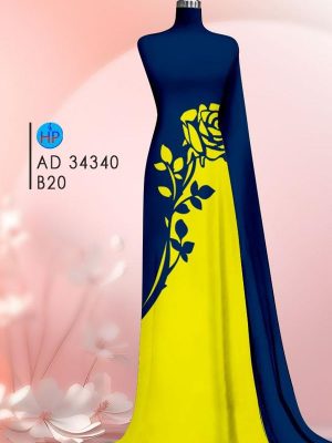Vải Áo Dài Hoa Hồng Thu Hút AD 34340 19 Vai Ao Dai Hoa Hong Thu Hut AD 34340
